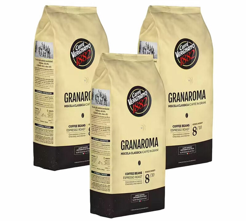 Caffe Vergnano - Kaffeebohnen Gran Aroma - 3 x 1 kg image number 0