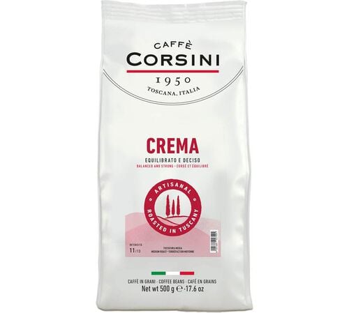 500 g - Caf&eacute; en grain - Crema - CORSINI
