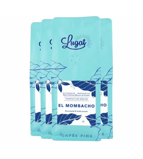 Lugat Coffee Beans El Mombacho from Nicaragua - 4x250g