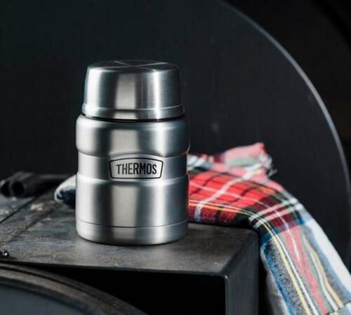 Thermos King Food Flask with Spoon Stainless Steel - 47cl image number 5