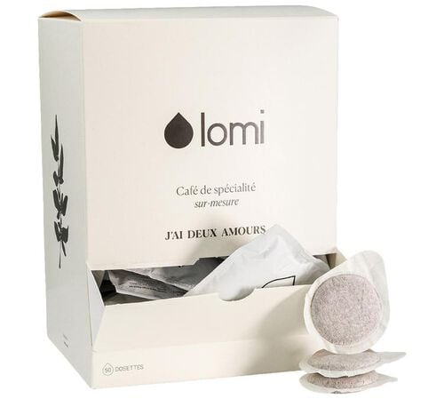 Caf&eacute; Lomi - 50 ESE-Pads &ndash; J'ai deux amours