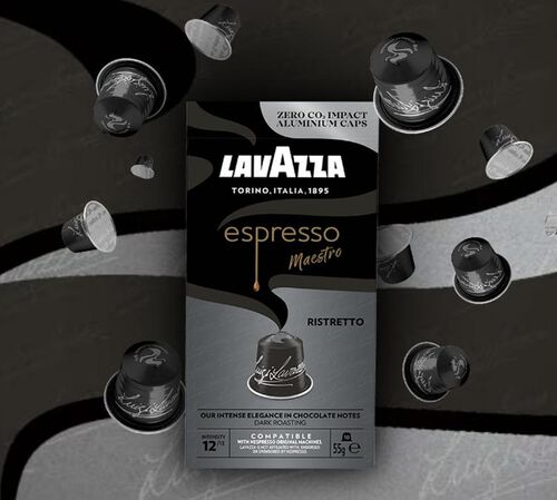 200 Nespresso* Original Compatible Capsules Ristretto Maestro - Lavazza image number 2