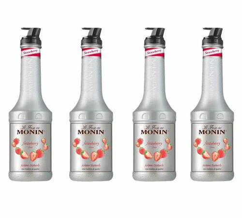 4x1L Pur&eacute;e de Fruit Monin - Fraise