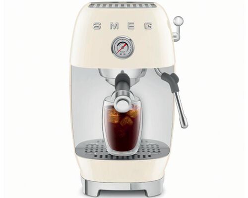 Machine &agrave; cafe Expresso manuelle "Ann&eacute;es 50" - Cr&egrave;me - SMEG - Parfait &eacute;tat image number 8