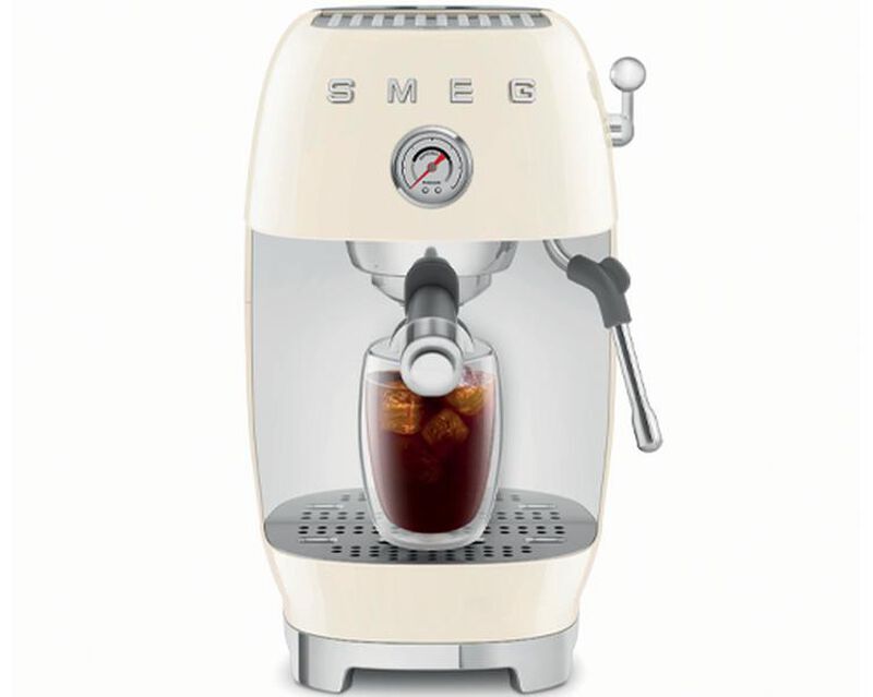 Machine &agrave; cafe Expresso manuelle "Ann&eacute;es 50" - Cr&egrave;me - SMEG - Parfait &eacute;tat image number 8