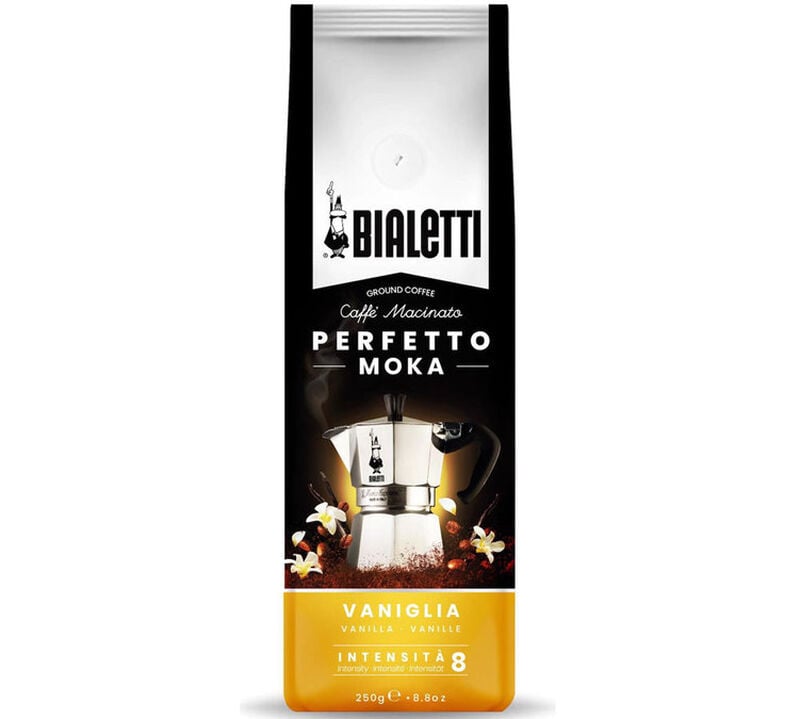 Bialetti - Perfetto Moka Vanille aromatisiert, gemahlener Kaffee 250 g image number 0