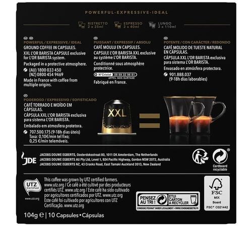 L'Or Barista XXL Double Ristretto Pods x 50 image number 2