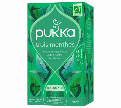 Infusion Trois menthes Bio - 6 x 20 sachets - PUKKA image number 2