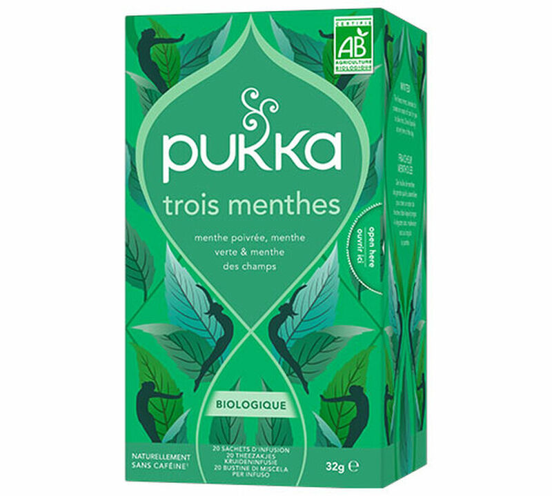 Infusion Trois menthes Bio - 6 x 20 sachets - PUKKA image number 2