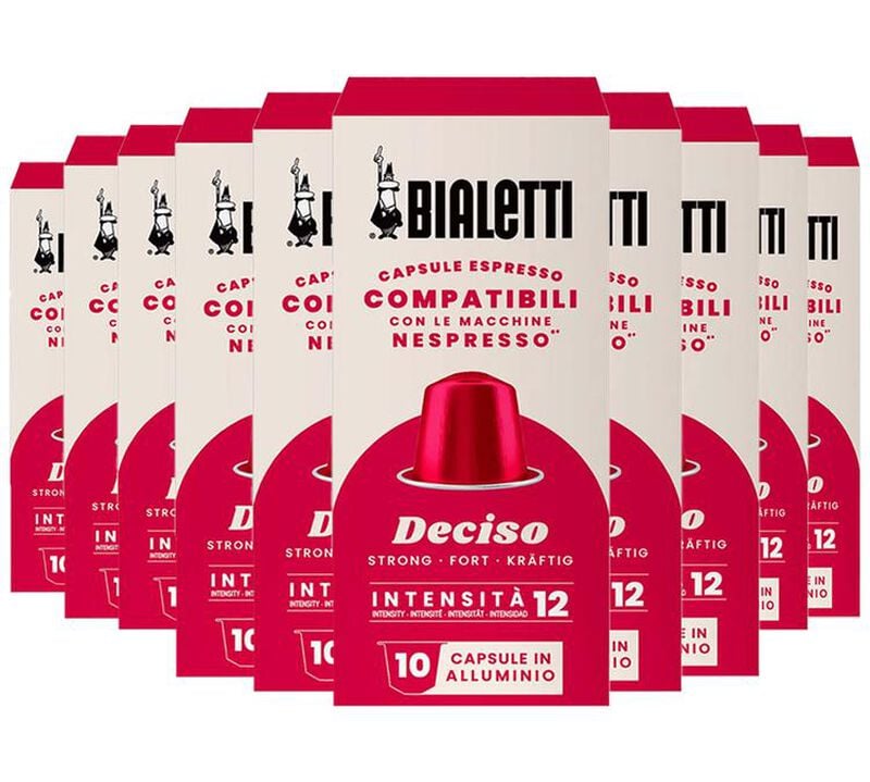 100 capsules compatibles Nespresso* Original Deciso - BIALETTI image number 0