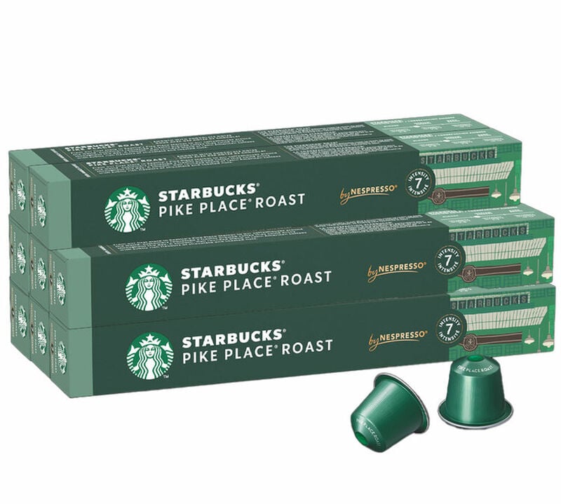 80 capsules compatibles Nespresso* Original  Pike Place- STARBUCKS image number 0