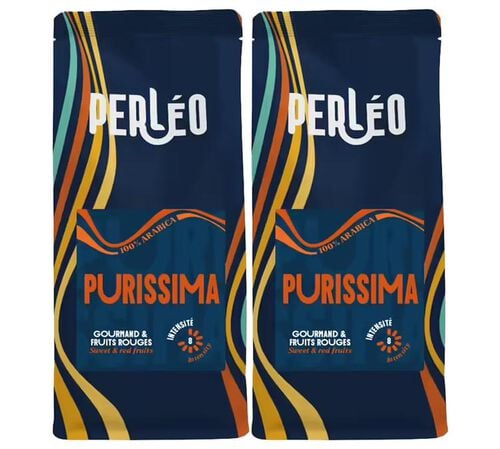 2 x 250 g - Caf&eacute; moulu - Purissima - PERL&Eacute;O