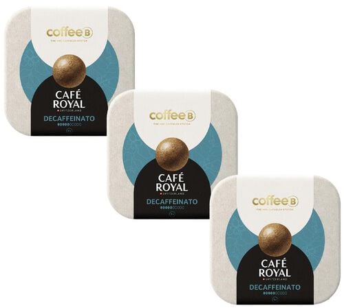 27 Boules de caf&eacute; Decaff&eacute;inato compatible CoffeeB - CAF&Eacute; ROYAL