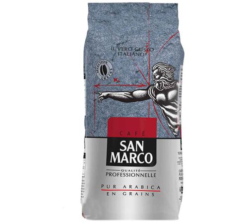 1 kg - Caf&eacute; en grain - Pur Arabica - SAN MARCO