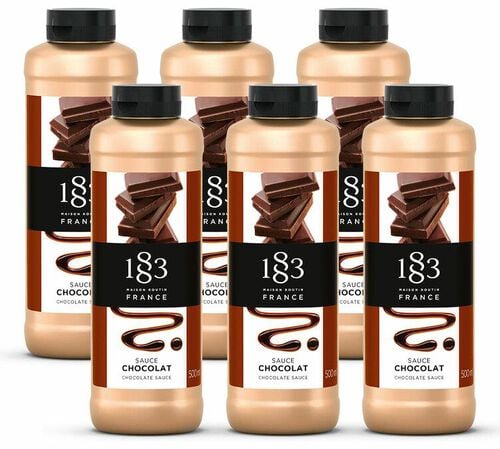 Lot de 6 Sauces 1883 Routin Chocolat - 6x500ml