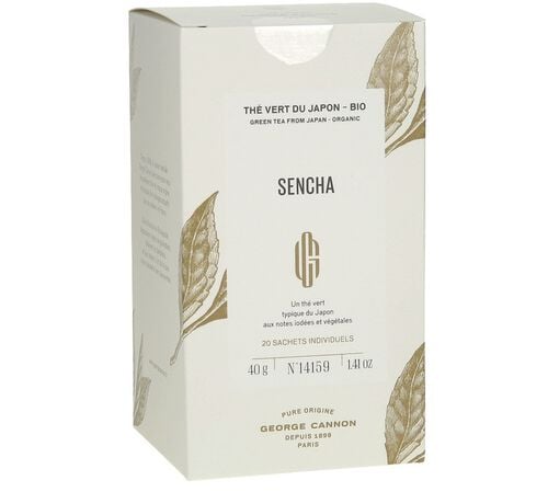 George Cannon - T&egrave; verde Sencha pure origin biologico - 20 bustine