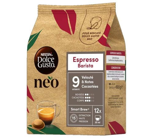 12 - Dosettes Dolce Gusto* Neo - Espresso Barista