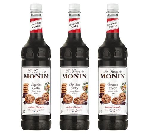 Sirop saveur Chocolat Cookie Bouteille plastique 3 x 1L - MONIN