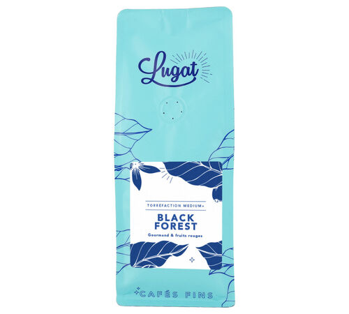 Lugat - Caff&egrave; macinato - Black Forest 230 g