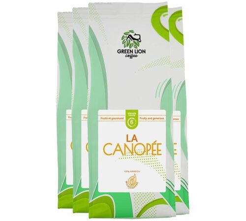 Green Lion Coffee -La Canop&eacute;e- Kaffeebohnen 250 g x 4