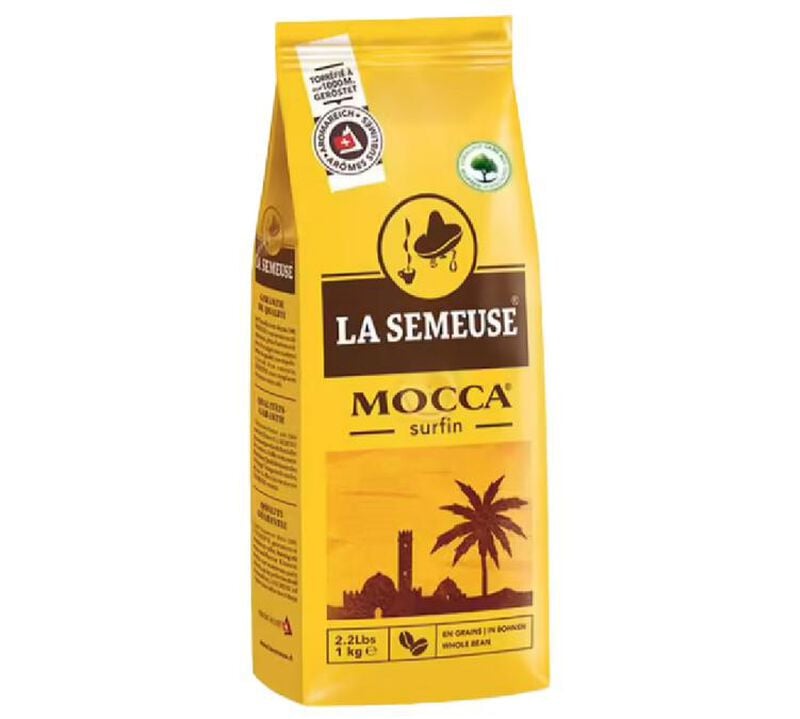 1 kg - Caf&eacute; en grain - Mocca 100% Arabica - LA SEMEUSE image number 0