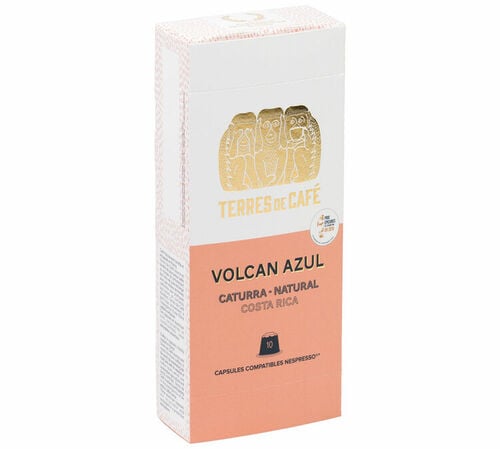 10 capsules compatibles Nespresso&reg; Volcan Azul Caturra - TERRES DE CAF&Eacute;