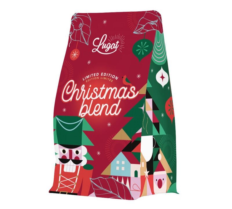 200 g - Caf&eacute; en grain - Christmas Blend (&eacute;dition limit&eacute;e) - LUGAT image number 1