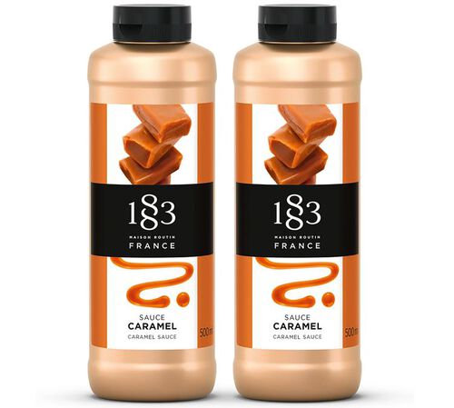Sauce Topping caramel 2x500 ml - 1883 ROUTIN