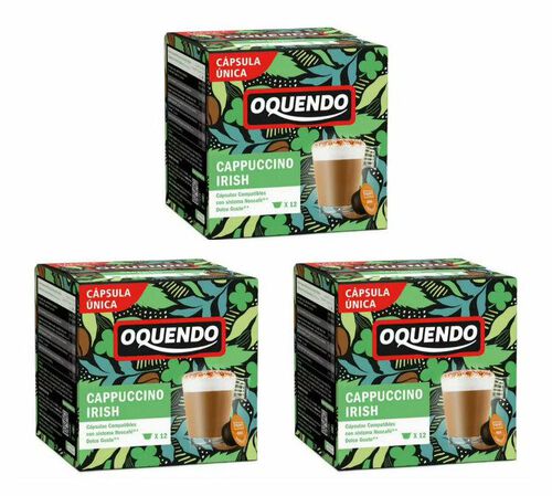 36 capsules compatibles Nescaf&eacute;* Dolce Gusto* Cappuccino Irish Cream &ndash; OQUENDO
