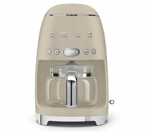 Cafeti&egrave;re filtre programmable SMEG Beige lin mat DCF02MLMEU image number 0