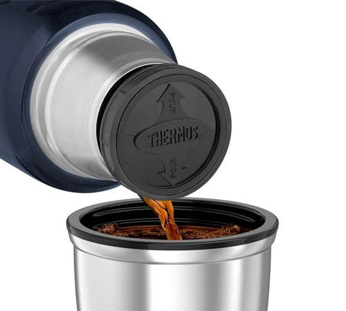 Thermos - Thermosflasche King mattschwarz- 1,2 L image number 1