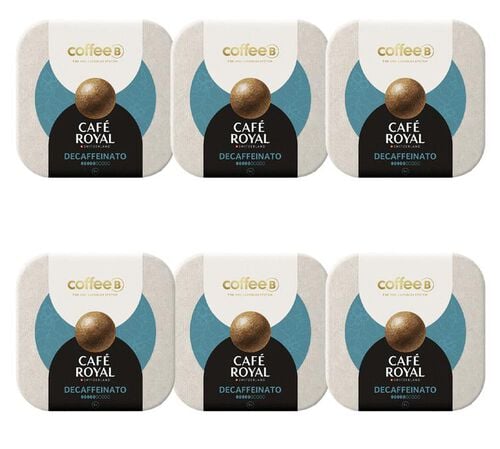 54  Boules de caf&eacute; Decaff&eacute;inato compatible CoffeeB - CAF&Eacute; ROYAL