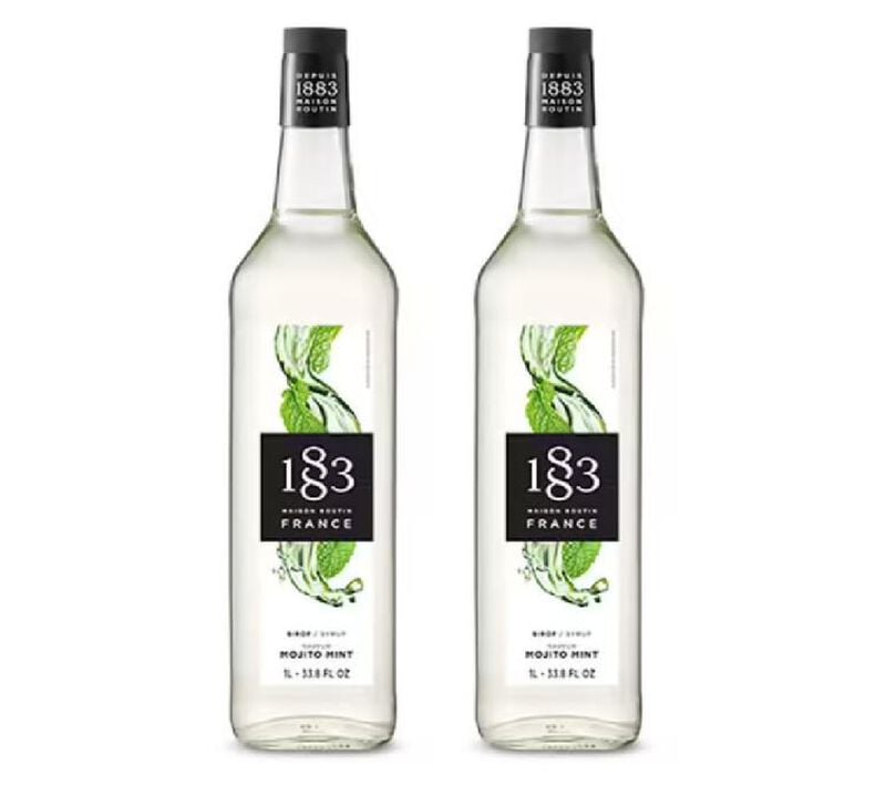 Sirop 1883 Routin Mojito Mint (Sans Alcool) - Bouteille Plastique - 2 x 1 L image number 0