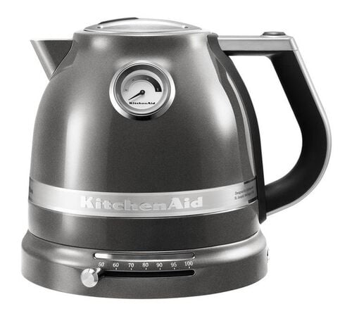 Bouilloire KitchenAid &agrave; temp&eacute;rature r&eacute;glable 5KEK1522EMS Gris Etain 1,5 L