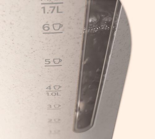 Bouilloire &eacute;lectrique Philips Eco-Conscious - 1.7L HD9365/10  Cr&egrave;me image number 3
