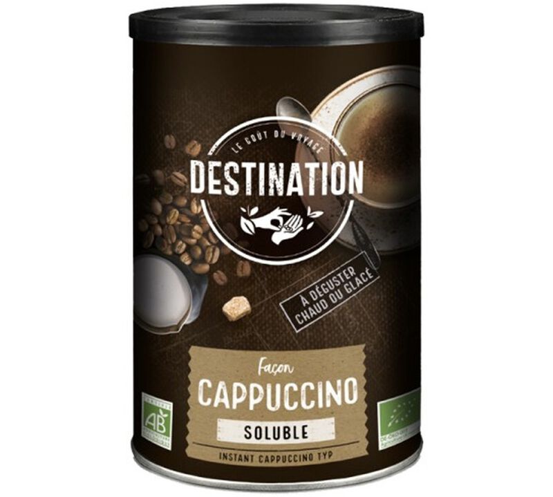 Destination Instant Cappuccino Organic & Fairtrade - 200g image number 0