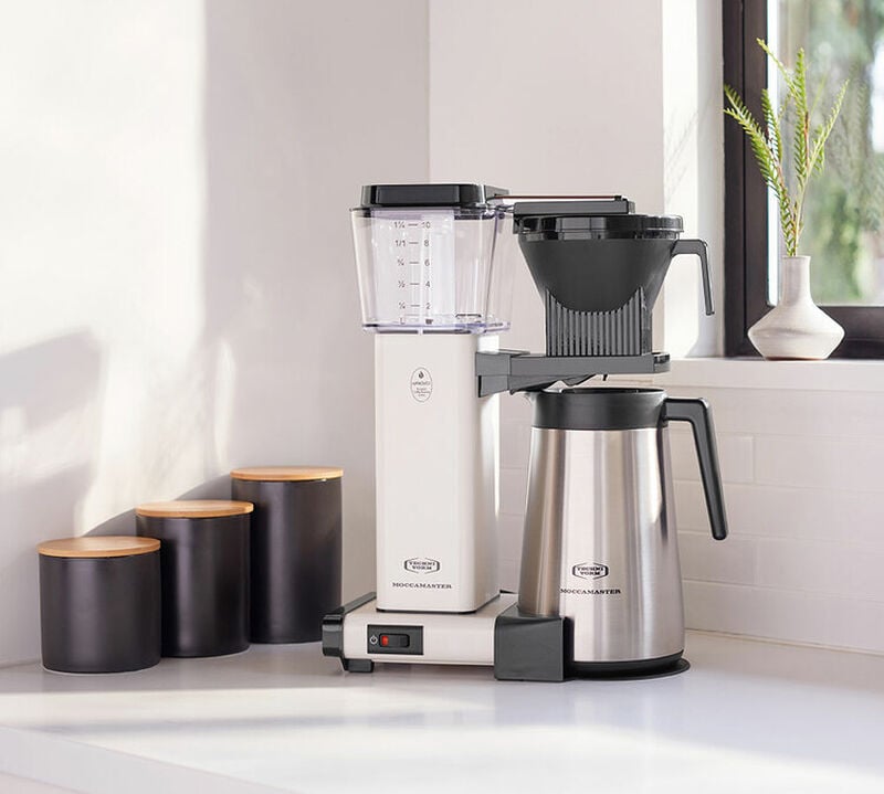 Cafeti&egrave;re filtre Moccamaster KBGT Blanche avec verseuse isotherme 1.25L image number 4
