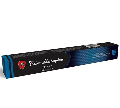 10 capsules compatibles Nespresso* Original Espresso Decaffeinato - TONINO LAMBORGHINI