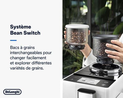 Expresso Broyeur DELONGHI Rivelia FEB 4435.W Blanc Arctique image number 9