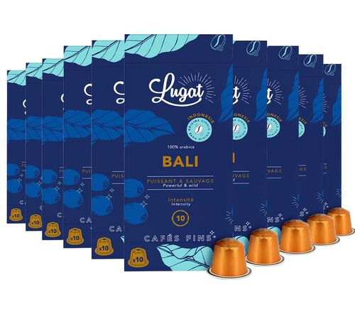 100 capsules compatibles Nespresso* Original Bali - LUGAT