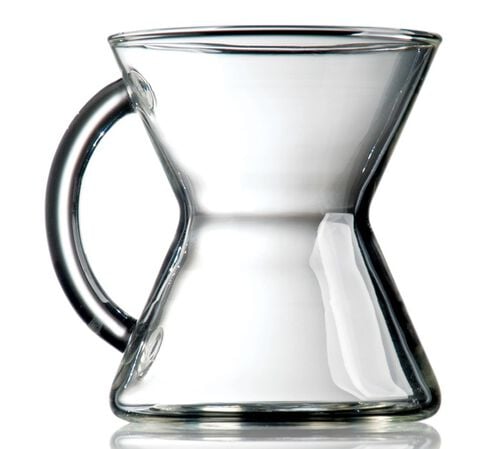 Mug en verre forme Chemex 30 cl