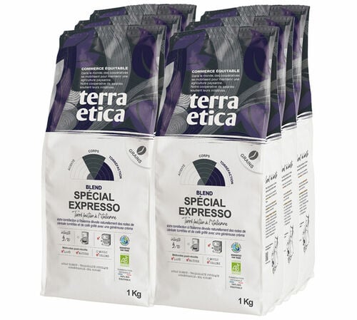 6kg Caf&eacute; en grain Bio Sp&eacute;cial expresso - Terra Etica