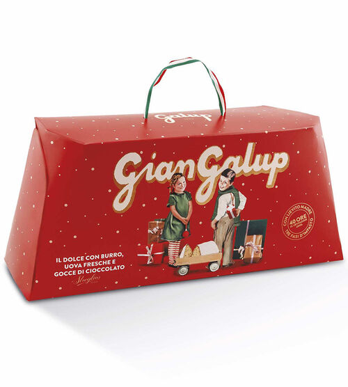 Panettone P&eacute;pites Chocolat Streglio - 500 g - GALUP