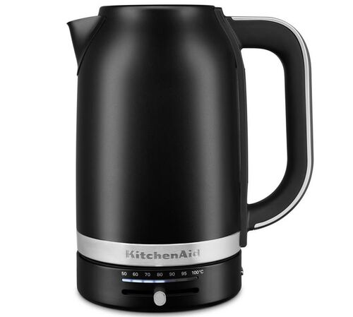 Bouilloire &agrave; temp&eacute;rature r&eacute;glable 5KEK1701EBM noir r&eacute;glisse 1,7L - KitchenAid