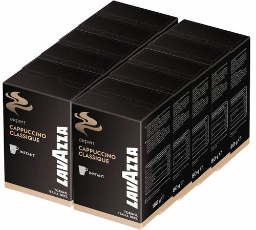 10 Bo&icirc;tes de 10 sticks Cappuccino - LAVAZZA