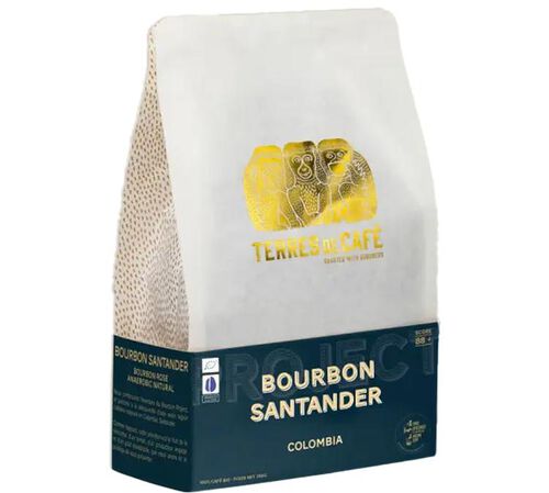250 g - Caf&eacute; en grain - Colombie Caf&eacute; Bourbon Santander Bio - TERRES DE CAF&Eacute;