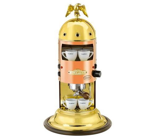 Mini Verticale Cuivre et Laiton et base bois - Tr&egrave;s bon &eacute;tat