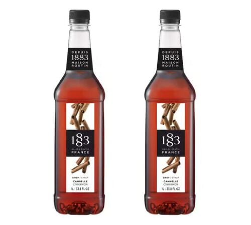 Sirop 1883 Routin Cannelle - Bouteille plastique - 2 x 1 L