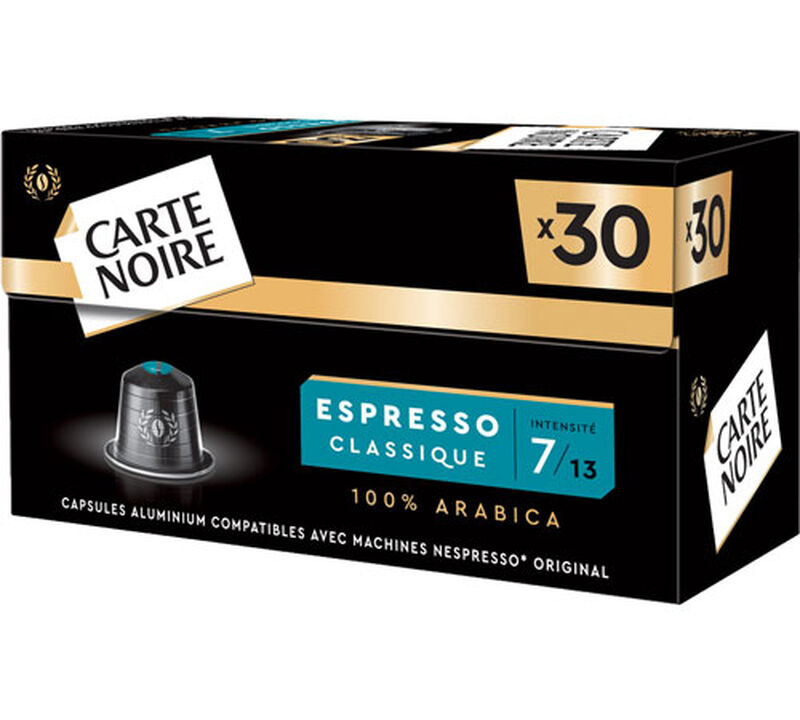 30 capsules compatibles Nespresso* Original Espresso Classique n&deg;7 - CARTE NOIRE image number 7
