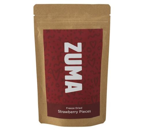 Freeze Dried Strawberry - fraises lyophilis&eacute;es - 30 g - ZUMA